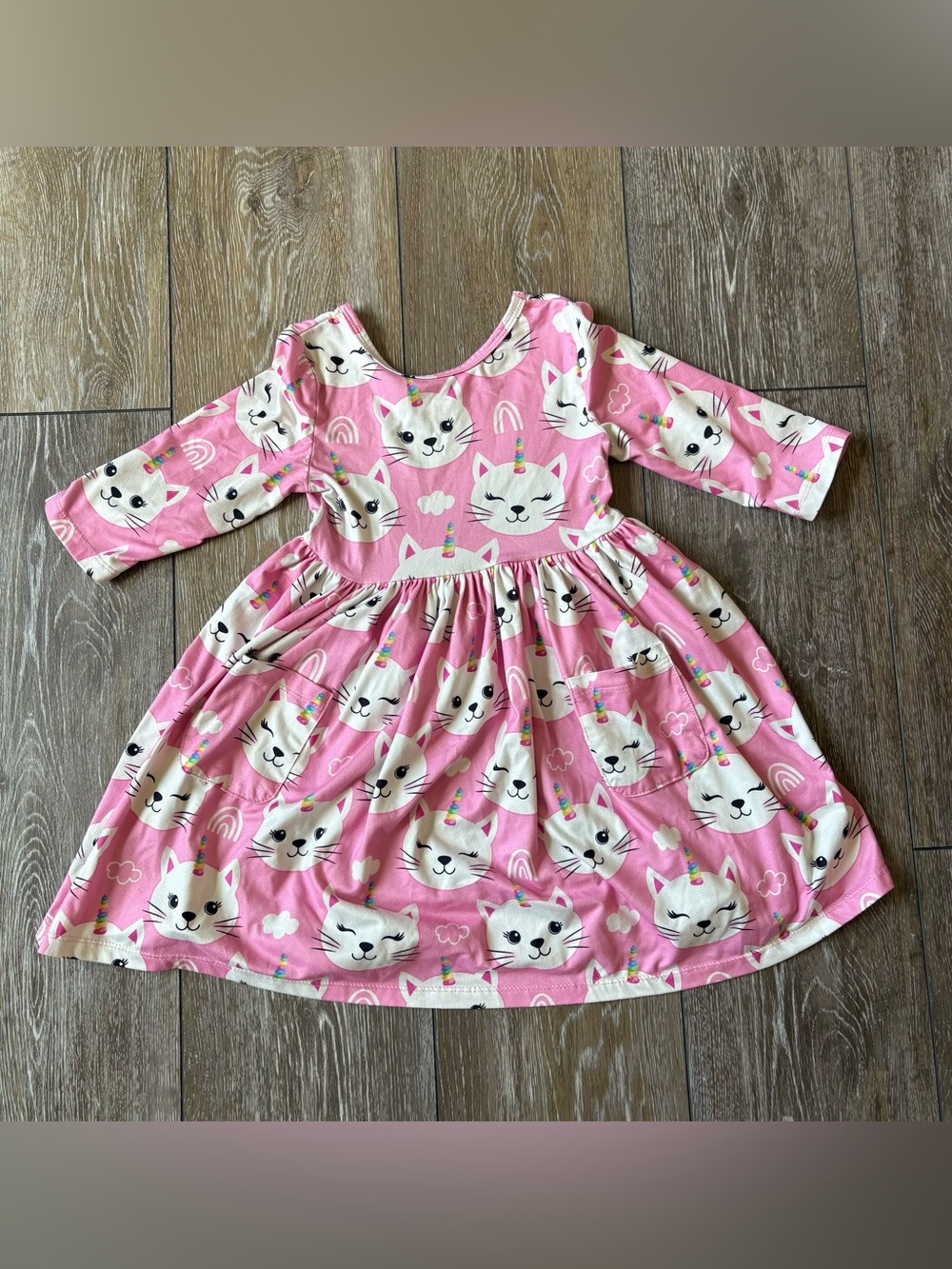 Mila & Rose Kitty Unicorn Twirl Dress